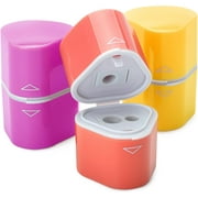 Mr. Pen- Pencil Sharpener for Colored Pencils, 3 Pack, 3 Hole, Pencil Sharpeners Manual, Handheld Pencil Sharpener