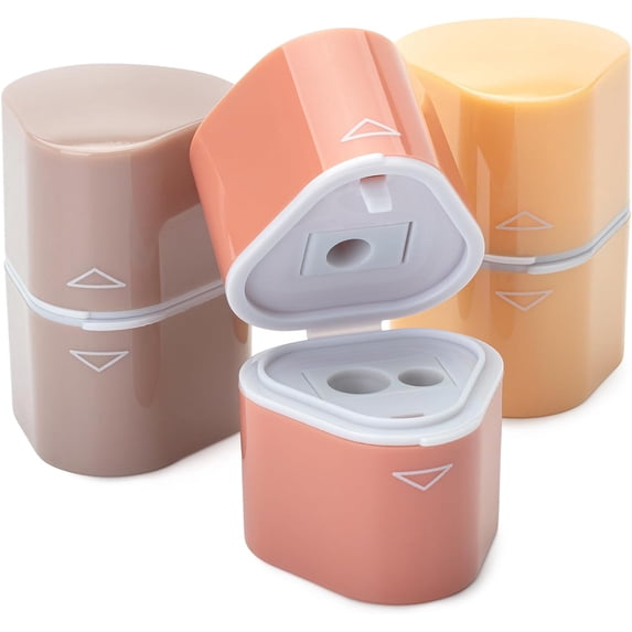 Mr. Pen- Pencil Sharpener for Colored Pencils, 3 Pack, 3 Hole, Pencil Sharpeners Manual