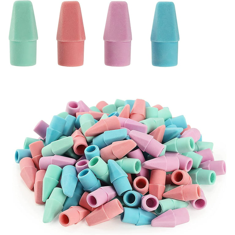 Mr. Pen- Pencil Top Erasers, Pastel Colors, 120 Pack, Pencil Erasers  Toppers, Pencil Cap Erasers 