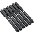 thumbnail image 1 of Mr. Pen- Pens, Felt Tip Pens, Black Pens, Pack of 6, Fast Dry, No Smear, Fine Point Pens Black, 1 of 8