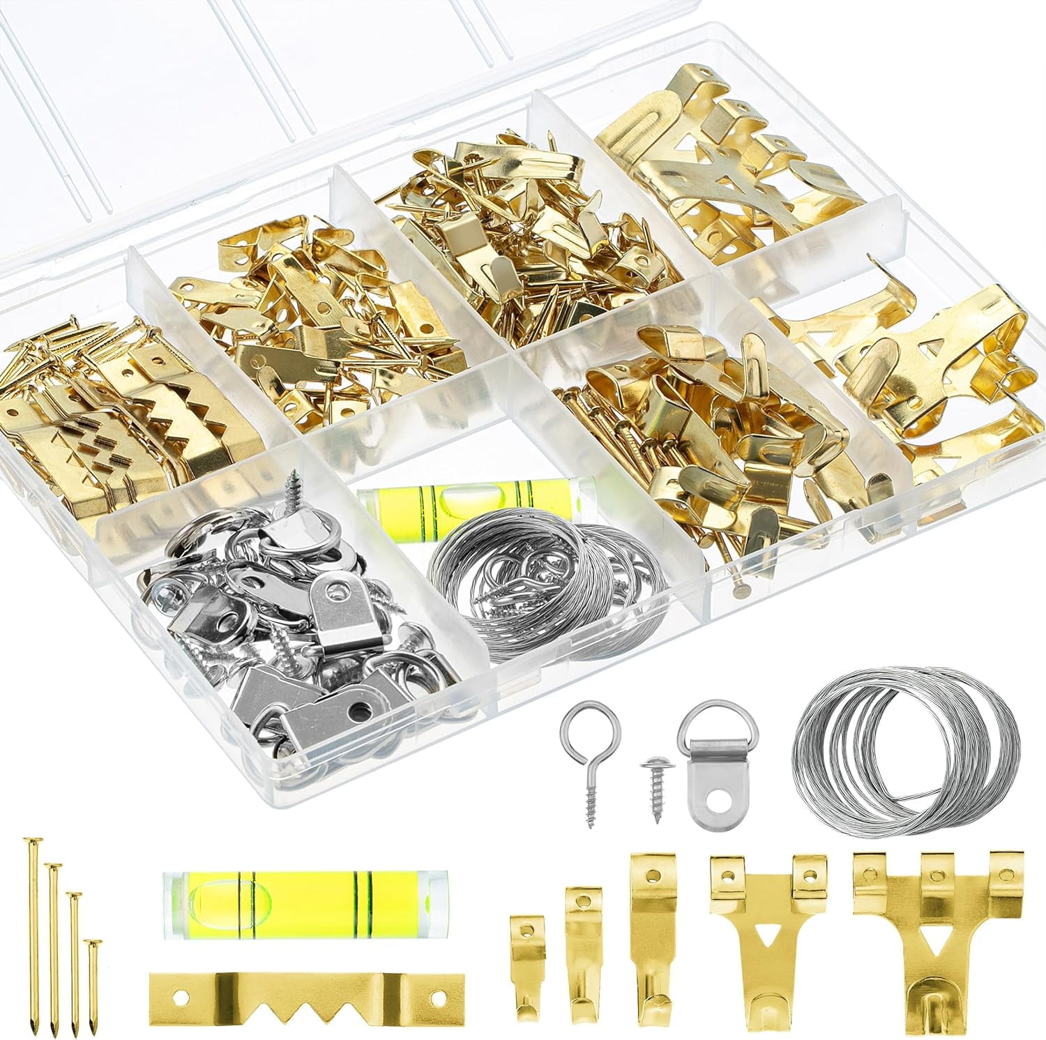 Mr. Pen- Picture Hanging Kit, 276 pcs, Picture Hangers, Nails for Hanging Pictures