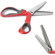Mr. Pen- Pinking Shears, Zig Zag Scissors, Pinking Shears for Fabric, Decorative Edge Scissors, Pinking Scissors, Scissors with Designs, Jagged Edge Scissors, Sewing Pinking Shears, Crimping Scissors