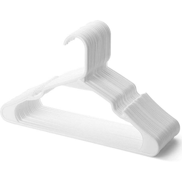 Mr. Pen- Plastic Hanger, 20 Pack, White Plastic Hangers, Hangers ...