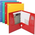 thumbnail image 1 of Mr. Pen- Pocket Folders, 4 Pocket, 4 Pack, Assorted Colors, Folders with Pockets 3 Hole Punched, 1 of 8