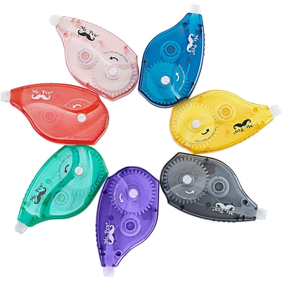Mr. Pen Premium White Correction Tapes, 7 Count