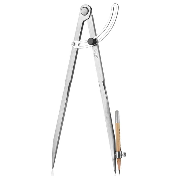 Mr. Pen- Professional Large Compass for Woodworking, 12 Inch Compass with Wing, Compass for Geometry, Compass Drawing Tool, Woodworking Compass, Pencil Compass for Carpenter