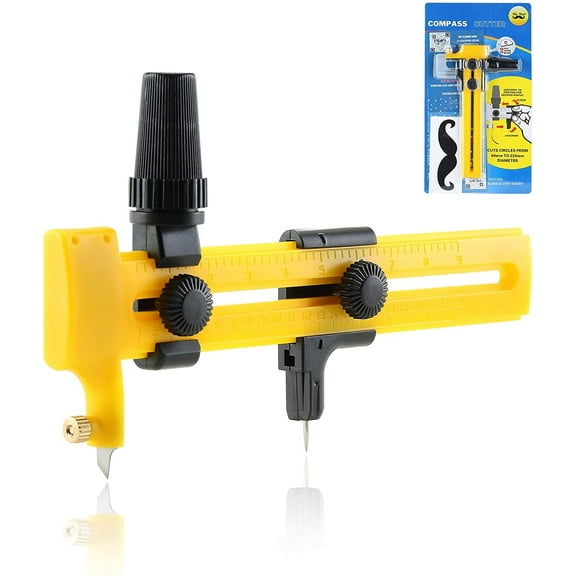Mr. Pen Retractable 9' Compass Circle Cutter with Adjustable Blade