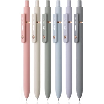 Mr. Pen- Retractable Gel Pens, 6 Pack, Morandi Barrels