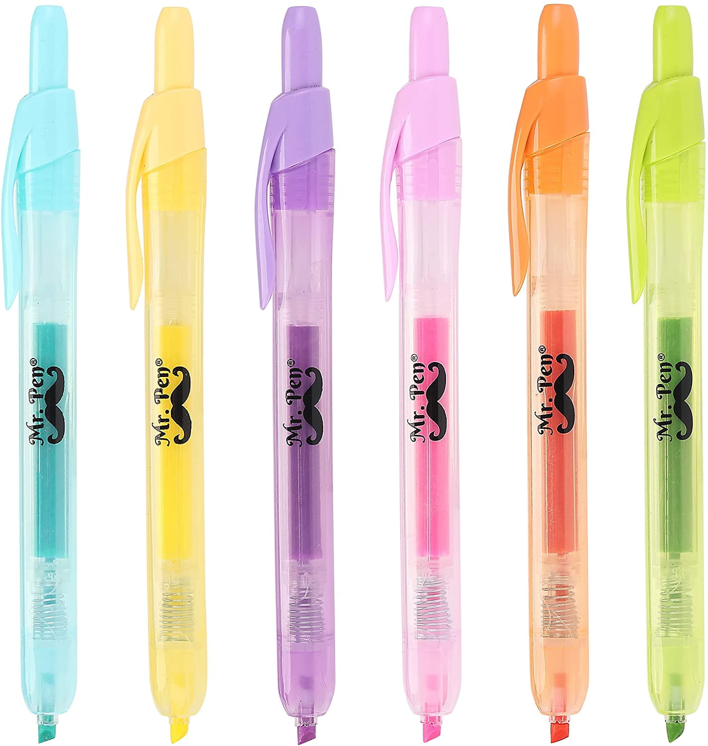 Mr. Pen- 18 PC Highlighter Set Assorted Colour, 6 Bible Highlighter and Gel Highlighter, 6 Narrow Highlighter, 2 Wide Highlighter