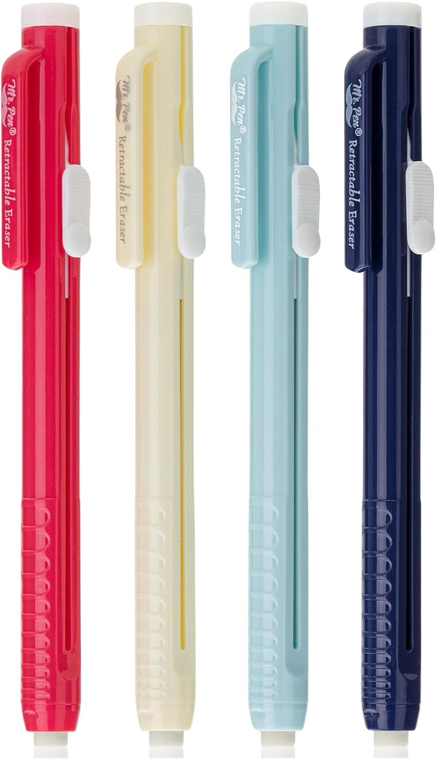 Pentel Quicker Clicker Mechanical Pencil Eraser Refill, 2/Pkg