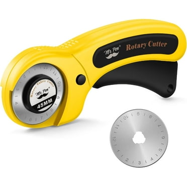 Mr. Pen- Rotary Cutter for Fabric with 1 Extra Blade, 45mm, Fabric Cutter Wheel