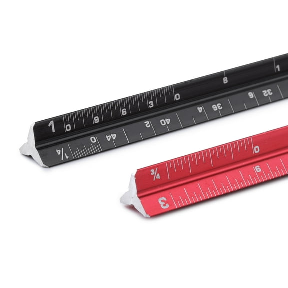 Mr. Pen- Scale Ruler, 6 inch, 2 Pack, Aluminum Architectural Scale, Pocket Size