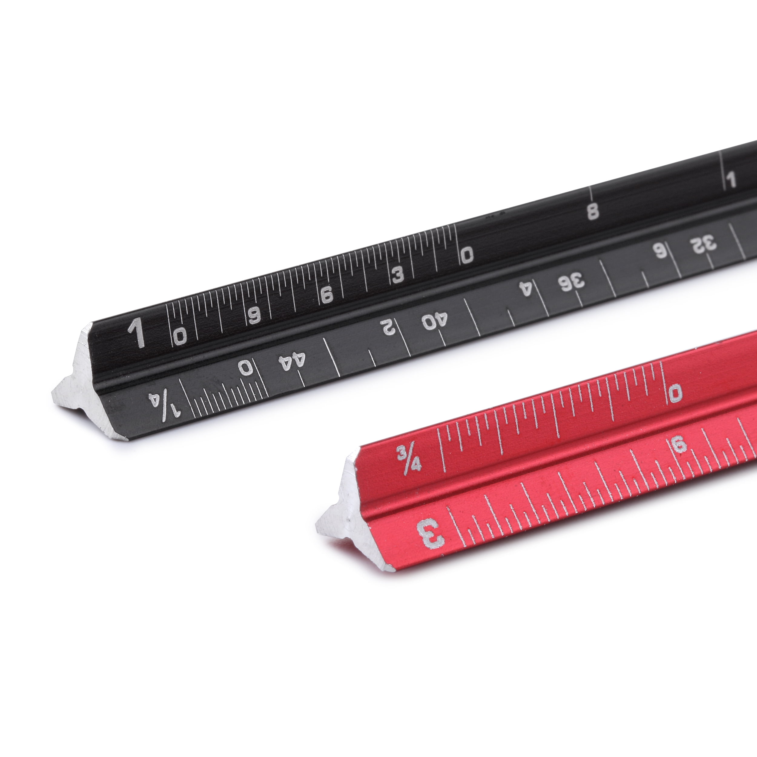 2 Pack 6 Inch Architectural Rulers, Small Scale Ruler Pocket Mini Engineer  Scale Ruler for Architects Engineering, Artists, Draftsman Drawing