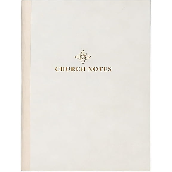 Mr. Pen- Selah Church Notes Journal Gold Foil Cover, 5.1 x 7.8 | 52 Sheets / 104 Pages