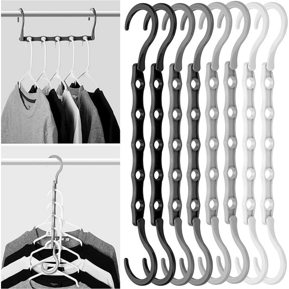 Mr. Pen- Space Saving Hangers for Clothes, 8 Pack, Mixed Color Space Saver Hangers