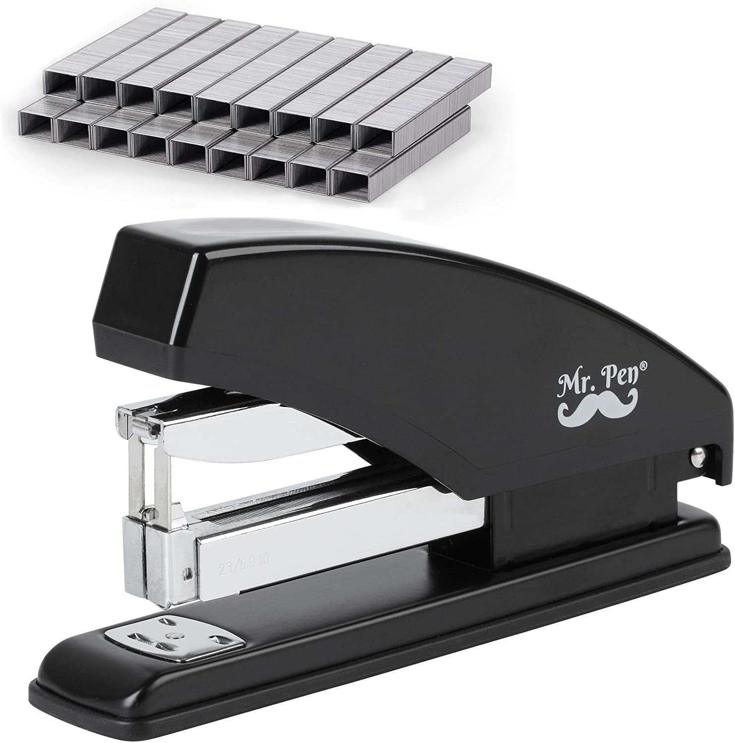 Mr. Pen- Stapler, Heavy Duty Stapler, Stapler with 3600 Staples, 60 Sheet Capacity, Desk Stapler, Office Staplers, Office Supplies, Standard Stapler, Stapler with Staples, One Touch Stapler, Staplers