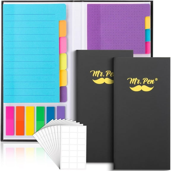 Mr. Pen- Sticky Note Set, 2 Sets, 820 pcs, Vibrant Colors