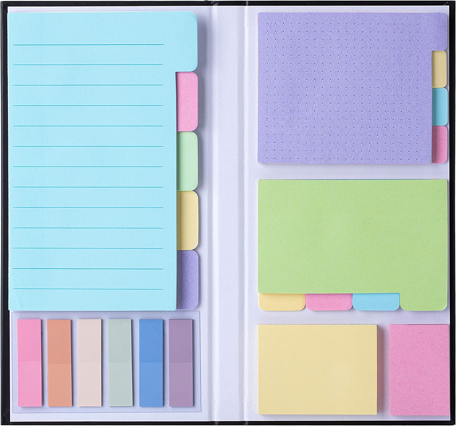 Mr. Pen- Sticky Note Set, 410 Pack, Pastel Colors, Sticky Notes Tabs,  Divider Sticky Notes 