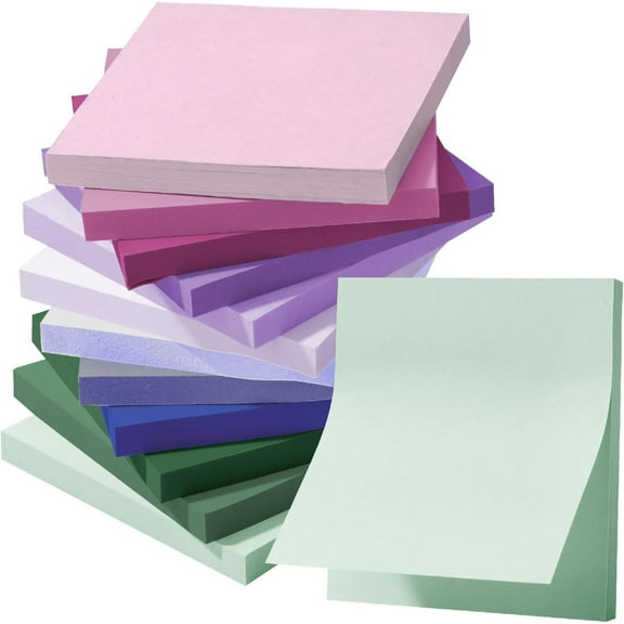Mr. Pen- Sticky Notes, 12 Pads, 3”x3”, Assorted Colors