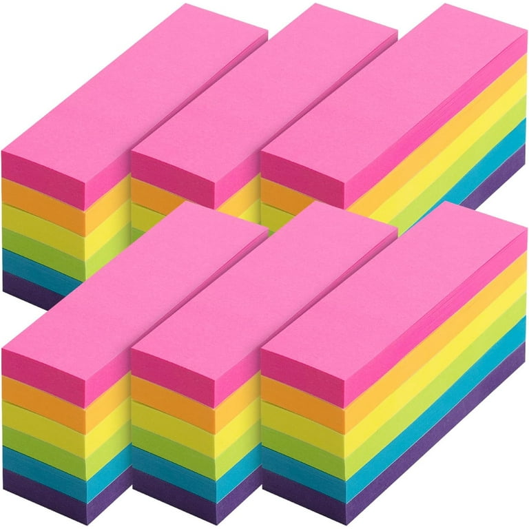 Mr. Pen- Sticky Notes, 1x3 Inch, 2160 Sheets, Bright Colors