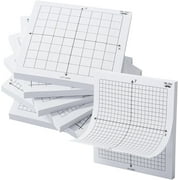 Mr. Pen Sticky Notes Rule 3x3", Graph Paper, White, 300 Sheets, 6 Count