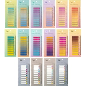 Mr. Pen- Sticky Tabs, 3200 Pcs, Colorful Book Tabs, Transparent Sticky Tabs for Books