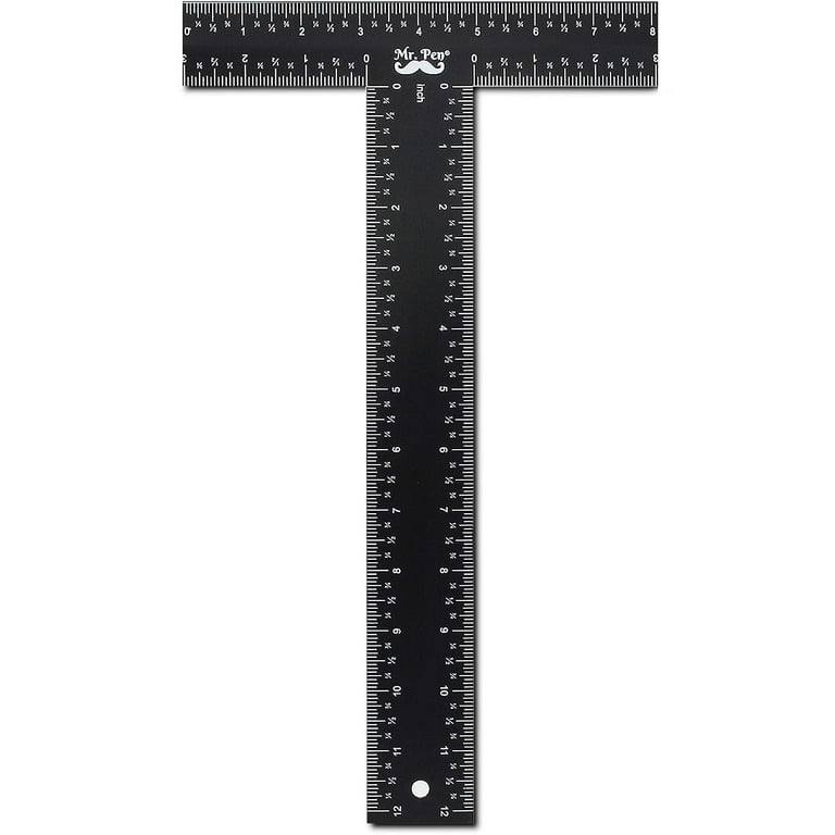Metal Ruler 12 Inch 6 Inch - Architect Scale Ruler Set Machinist