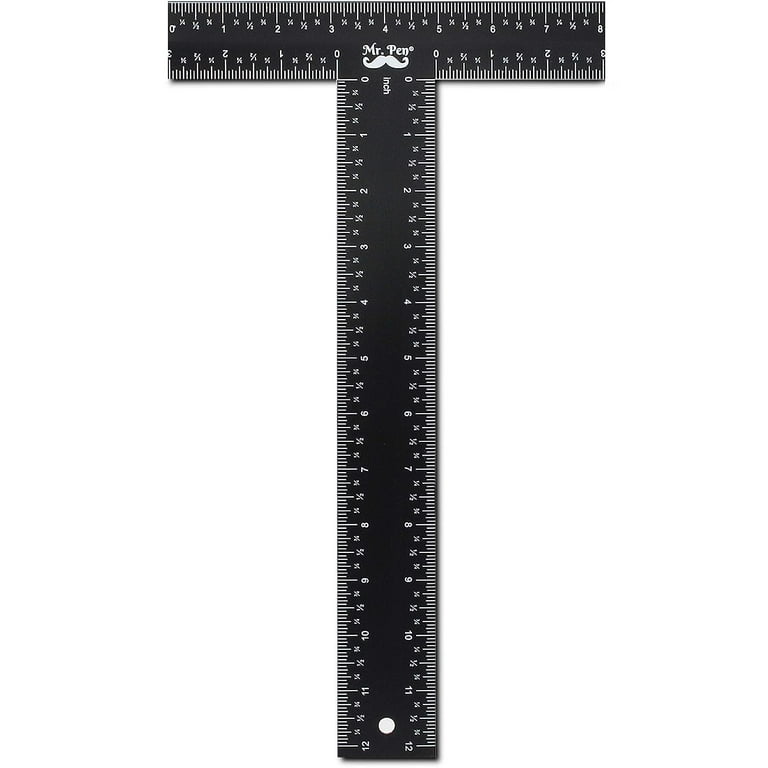 Metal Ruler 12 Inch 6 Inch - Architect Scale Ruler Set Machinist