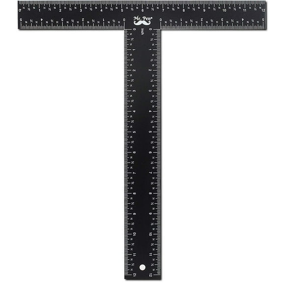 Mr. Pen - T Square, T Ruler, 12 Inch Metal, Drafting Tools