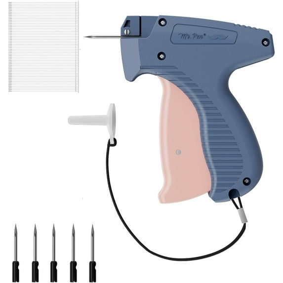 Mr. Pen- Tagging Gun, 5 Needles & 1008 Pcs Barbs Fasteners, Blue Navy, Price Tag Gun, Tagging Gun for Clothing, Tag Attacher Guns, Retail Tagging Gun, Hang Tag Gun, Clothes Tagging Gun