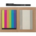 thumbnail image 1 of Mr. Pen Rectangle Sticky Notes Set with Transparent Highlighter Tape, Multicolor, 331 Count, 1 of 8