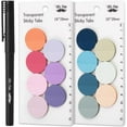 thumbnail image 1 of Mr. Pen- Transparent Sticky Notes, 560 Pcs, Pastel Colors, Round Translucent Sticky Notes, 1 of 9