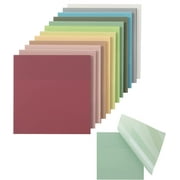 Mr. Pen- Transparent Sticky Notes, 600 Sheets, Vintage Colors, See Through Sticky Notes, Sticky Notes Transparent