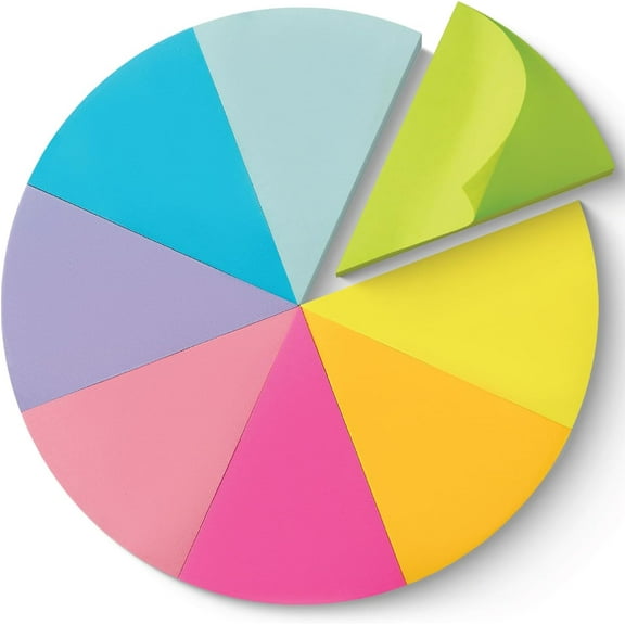 Mr. Pen- Triangular Sticky Notes, 8 Pads, 480 Sheets, 4-Inch Colorful Sticky Notes Bulk