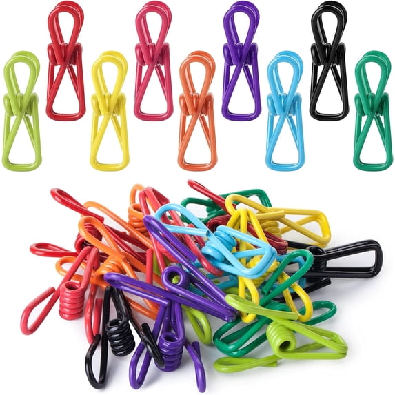 Mr. Pen- Utility PVC-Coated Clips, Chip Clips, 18 Pack, 2 Inch