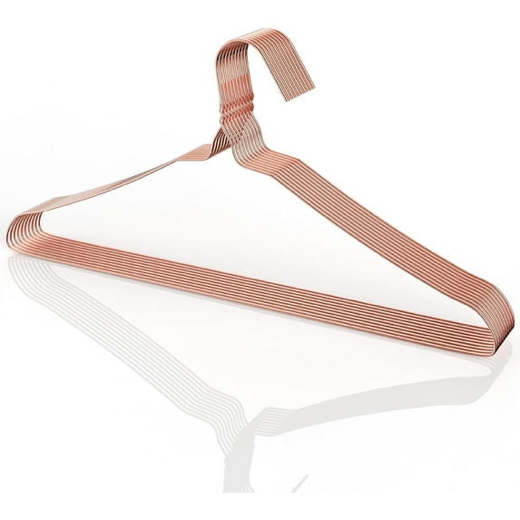 Mr. Pen- Wire Hangers, 10 Pack, Rose Gold Metal Hangers for Clothes, Wire Clothes Hangers, Metal Coat Hangers, Wire Coat Hangers