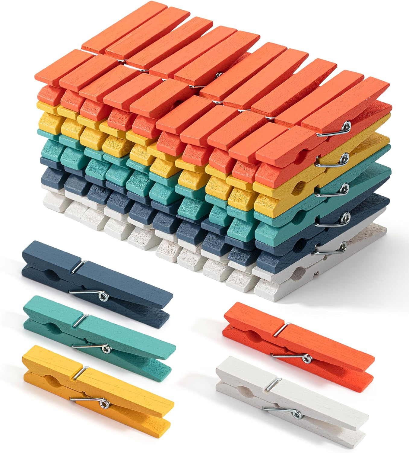 Mr Pen Wooden Clothes Pins 2 9 Inch Strong Grip Eco Friendly