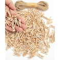 thumbnail image 1 of Mr. Pen- Wooden Clothes Pins, Natural Wood, 200 pcs, 1 Inch, Mini Clothes Pins for Hanging Clothes, 1 of 6