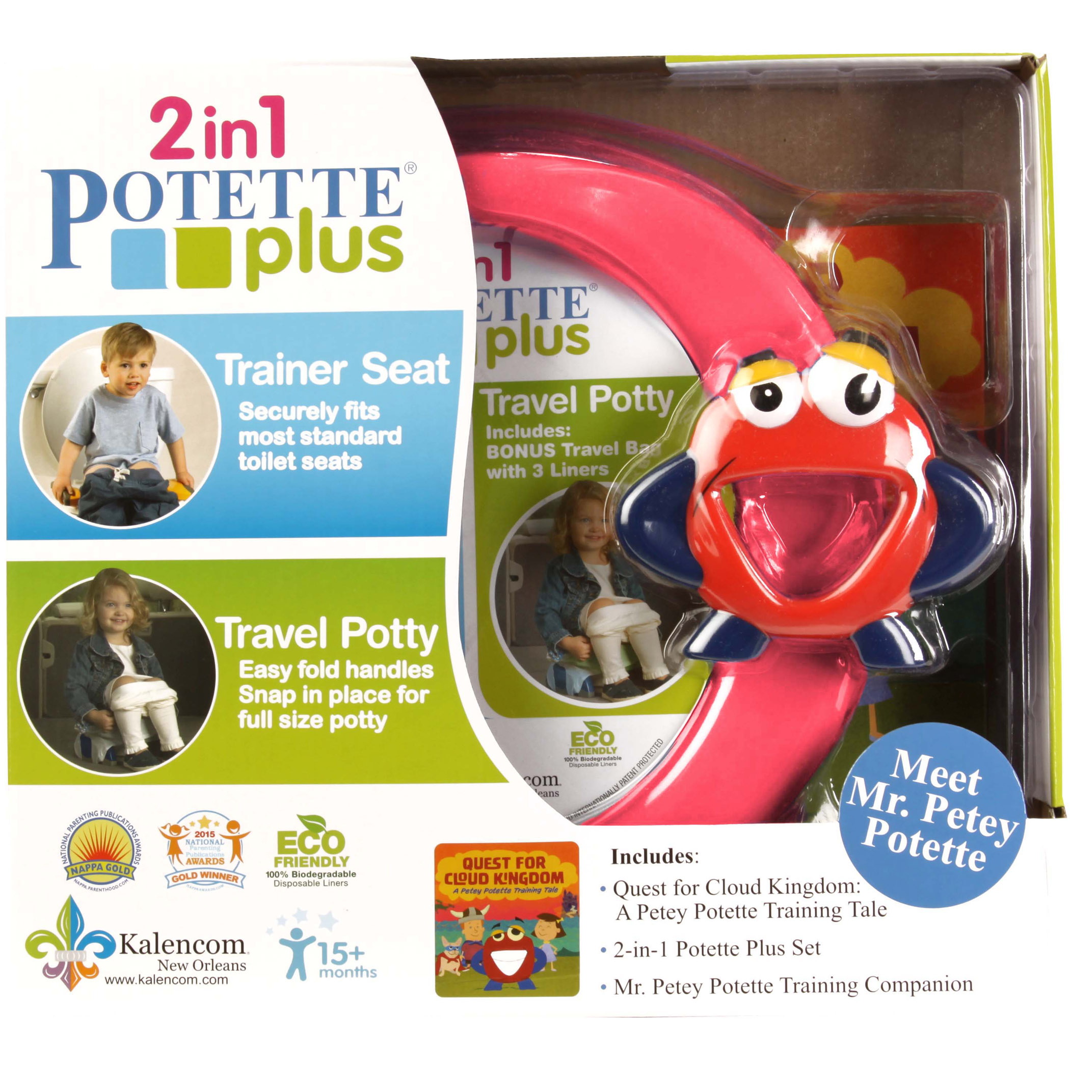 Kalencom Mr. Petey Potette Potty Training Kit, Pink, One Size - image 1 of 2