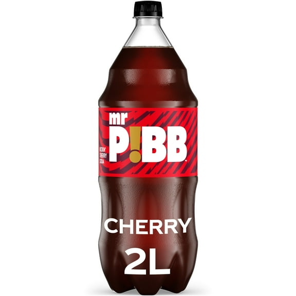 Mr. Pibb Cherry Soda Pop Bottle, 2 Liters
