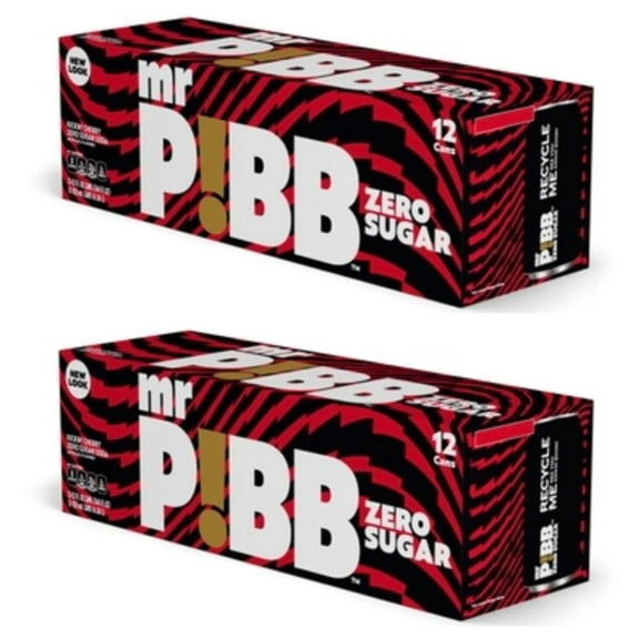 Mr Pibb Zero Sugar, 12 oz, 24 pack