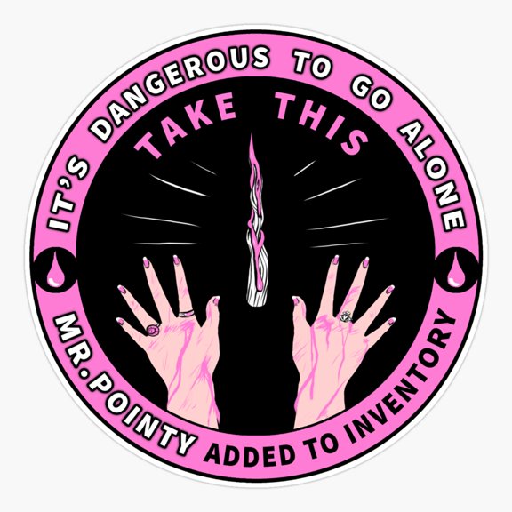 Mr. Pointy Added to Inventory Sticker