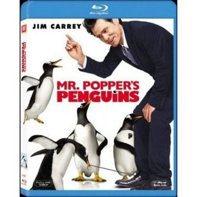 Mr. Poppers Penguins (Blu-ray, 1-Disc Set, No Digital Copy) - Like New