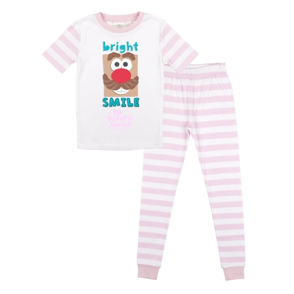 Mr. Potato Head Bright Smile Youth Girl 2-Piece Pajama Set-Medium