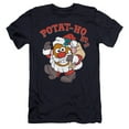 thumbnail image 1 of Mr Potato Head Ho Ho Ho HBO S/S Adult 30/1 T-Shirt Navy, 1 of 1