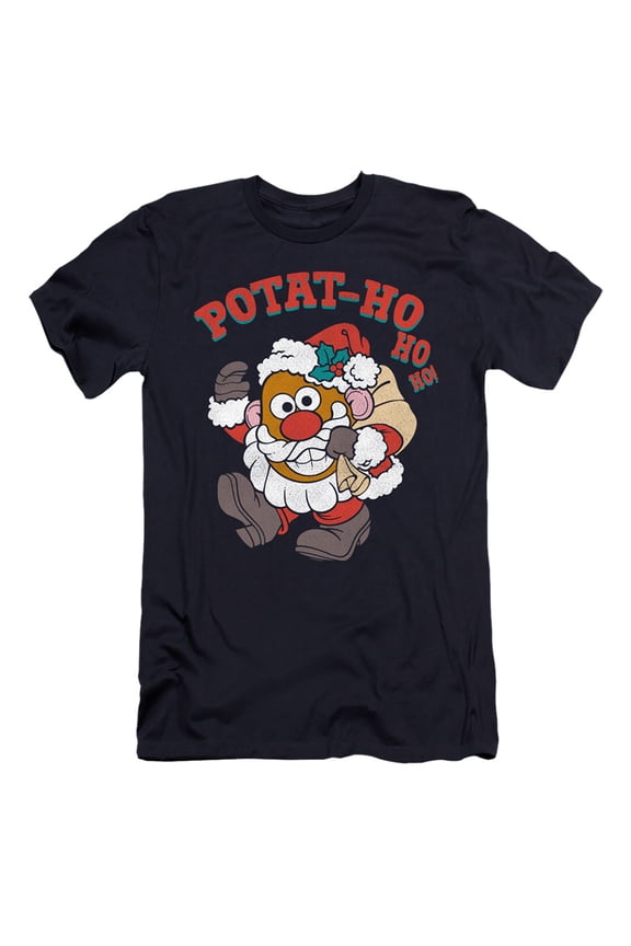 Mr Potato Head - Ho Ho Ho - Premium Slim Fit Short Sleeve Shirt - Large