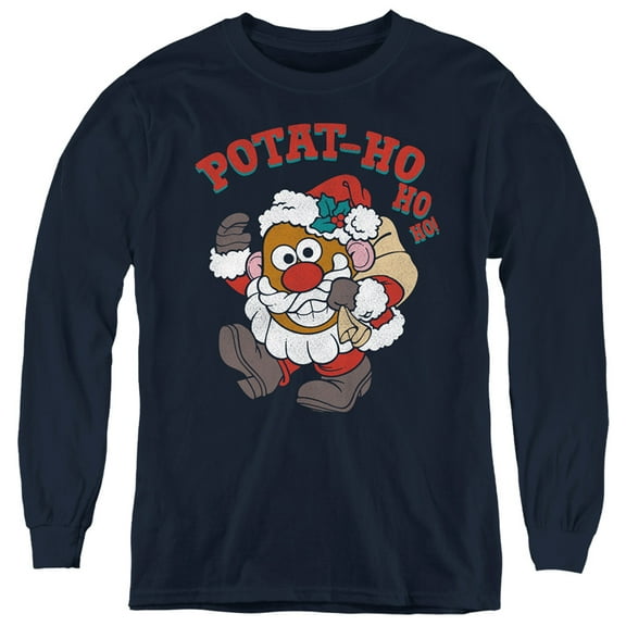 Mr Potato Head - Ho Ho Ho - Youth Long Sleeve Shirt - Large