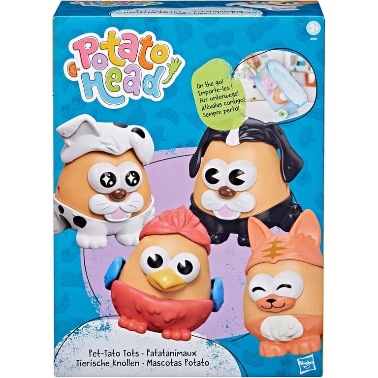 Hasbro, Potato Head Pet-Tato Tots Set, 31 Pieces, Includes Carry