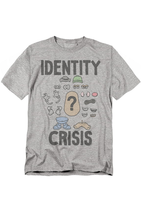 Mr Potato Head T-Shirt The Idenity Crisis Unisex Graphic Tee for Men & Women