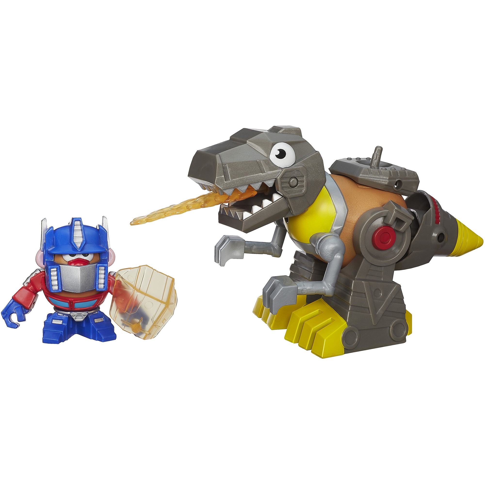 Mr. Potato Head Transformers Mixable Mashable Heroes as Optimus Prime and Grimlock Figures - image 1 of 3